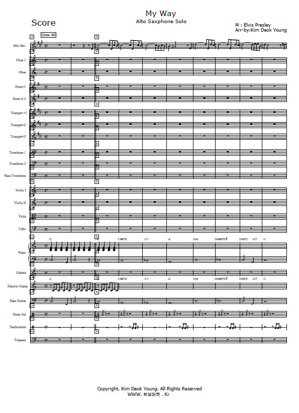 My Way (Alto-Saxphone Solo)